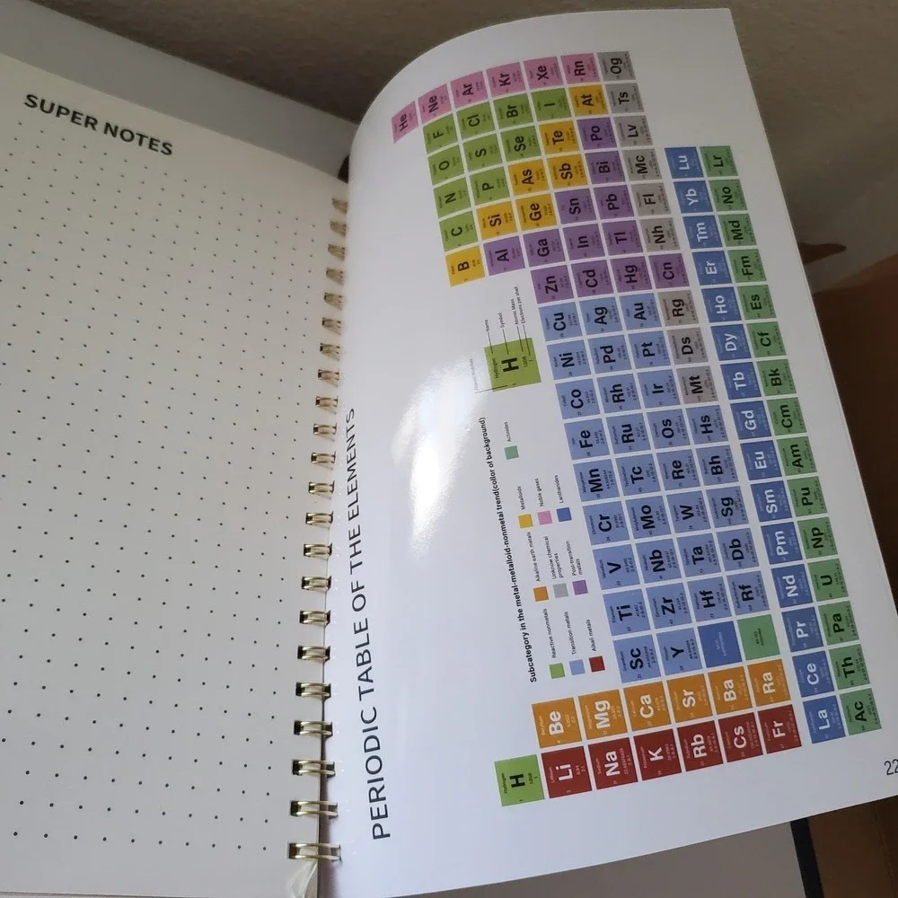 2025-2026 Academic Planner Spiral Bound Weekly Monthly with Stickers & Ruler
